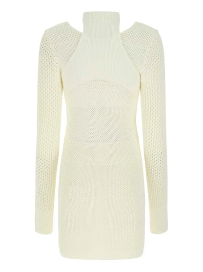 Stretch Knit Midi-Dress