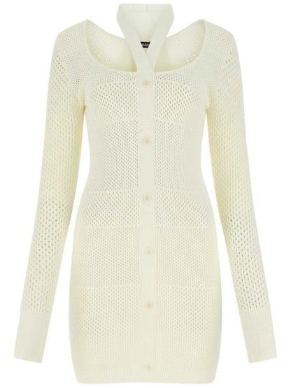 Stretch Knit Midi-Dress