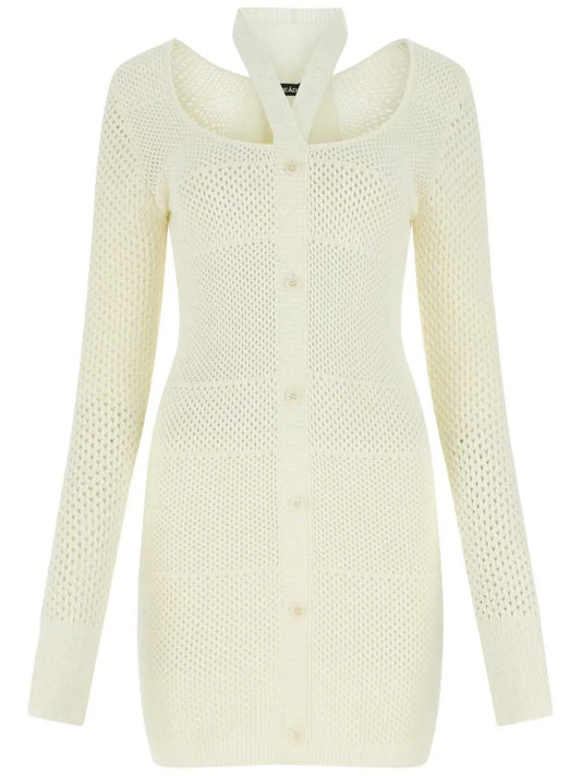 Stretch Knit Midi-Dress