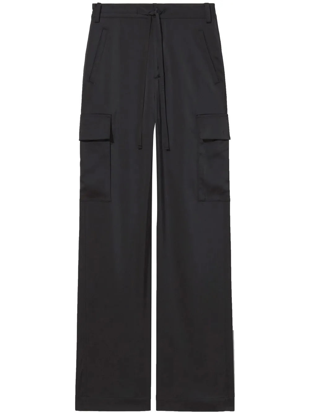 Drawstring-Fastening Cargo Trousers