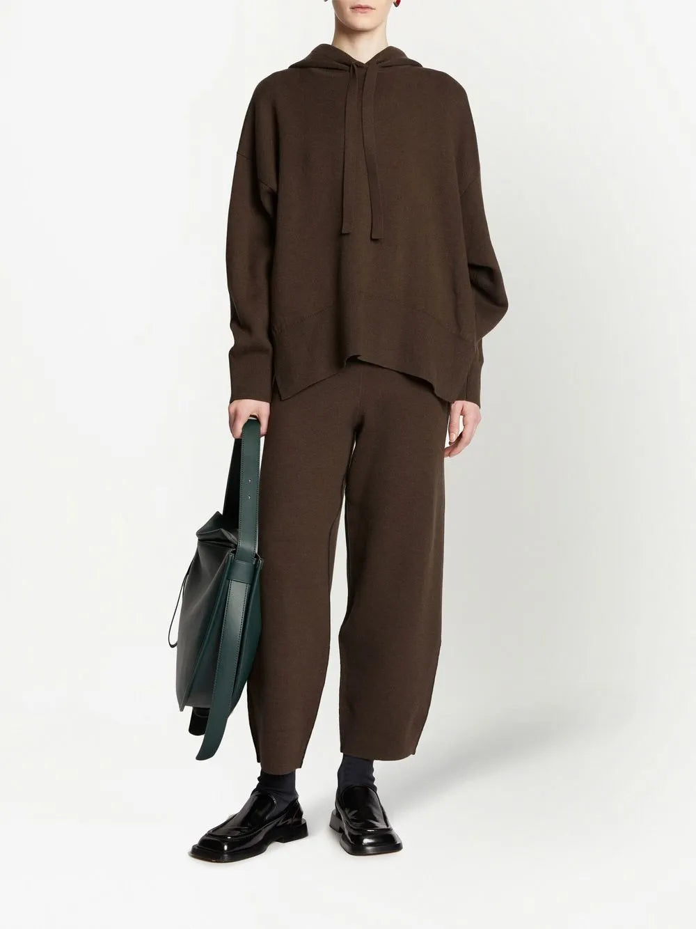 Straight-Leg Knitted Trousers