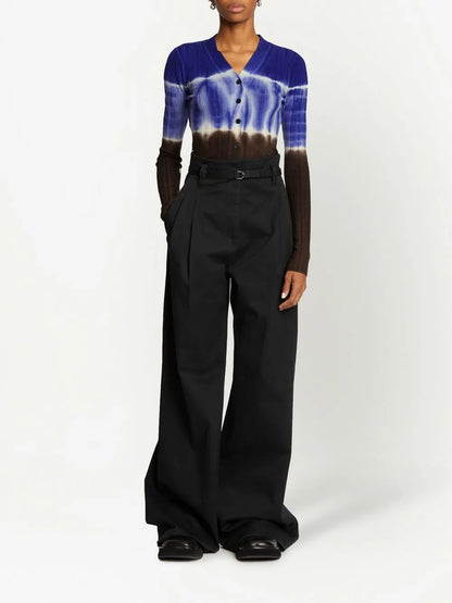 Dip Dye-Print Cardigan