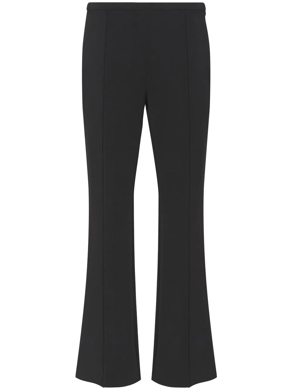 Bi-Stretch Crepe Flared Pants