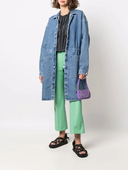 Denim Overshirt Coat