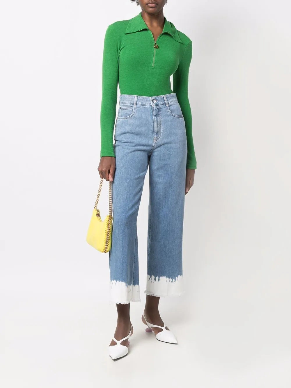 High-Rise Cropped Jeans