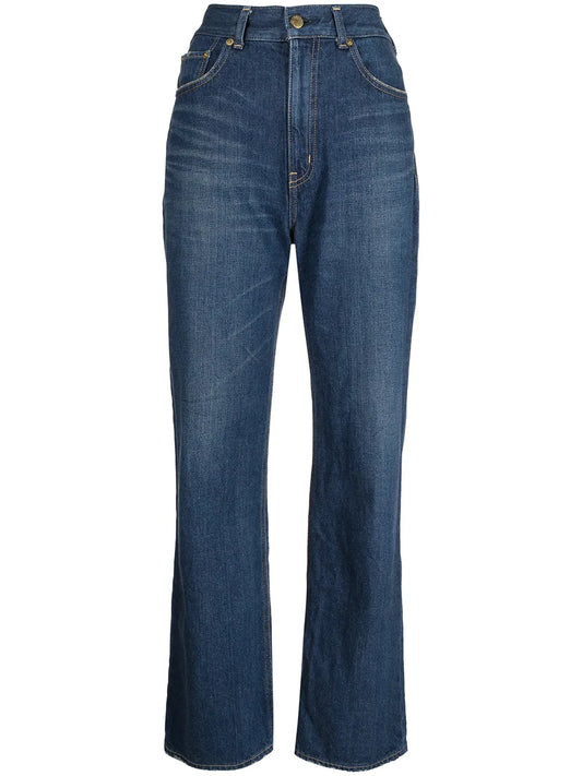 The Lapis Lazuli Straight-Leg Jeans