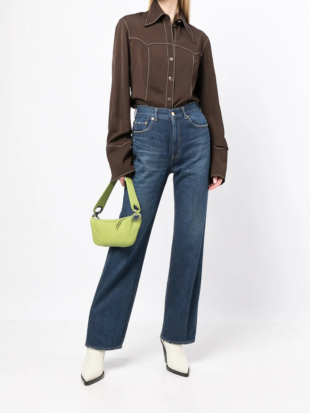 The Lapis Lazuli Straight-Leg Jeans