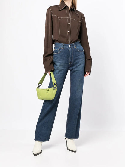 The Lapis Lazuli Straight-Leg Jeans