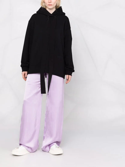 Funnel-Neck Graphic Hoodie