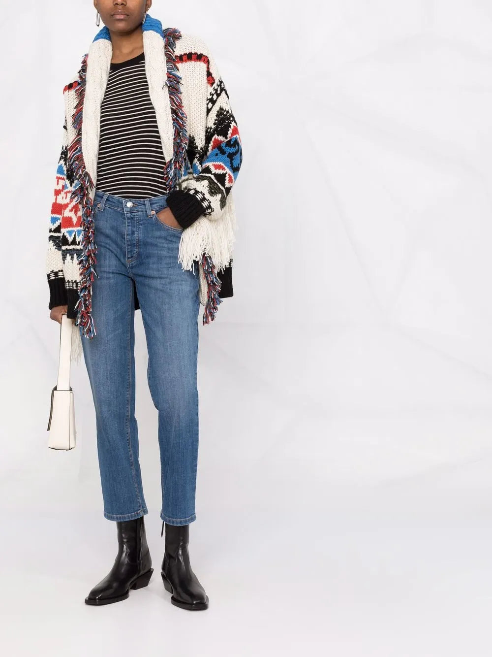 Cropped Slim-Fit Jeans