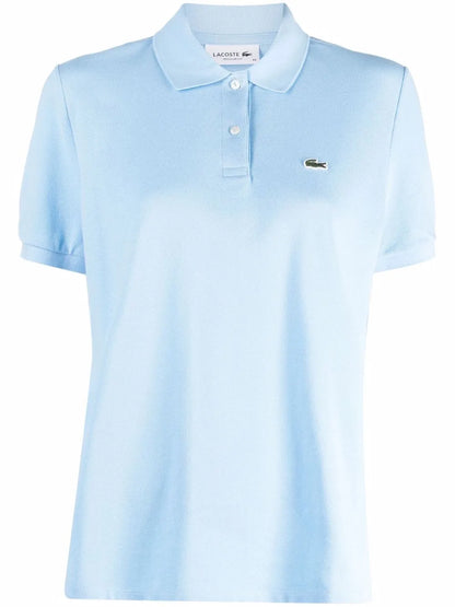 Logo-Patch Piqué Polo Shirt