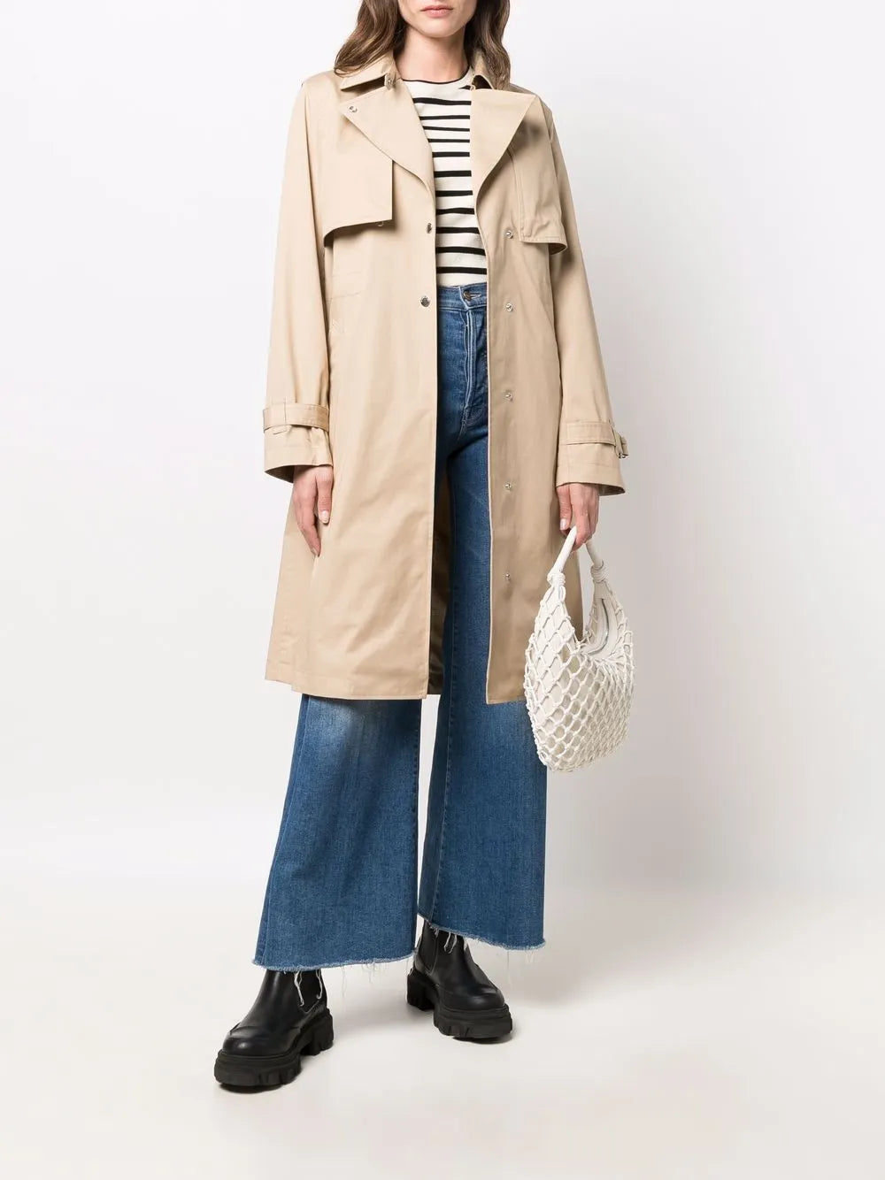Button-Up Trench Coat