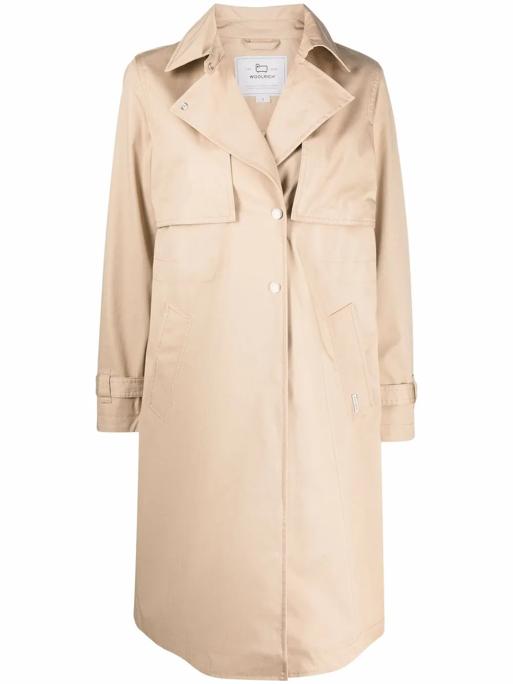 Button-Up Trench Coat