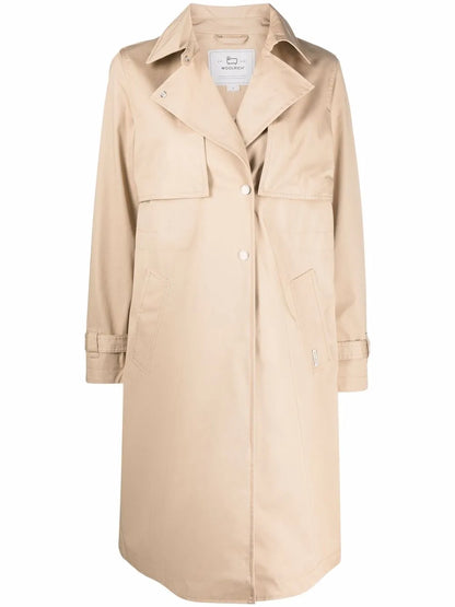 Button-Up Trench Coat