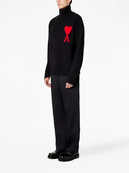 Ami De Coeur Roll-Neck Wool Jumper