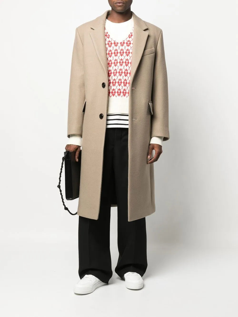 Single-Breasted Button Coat