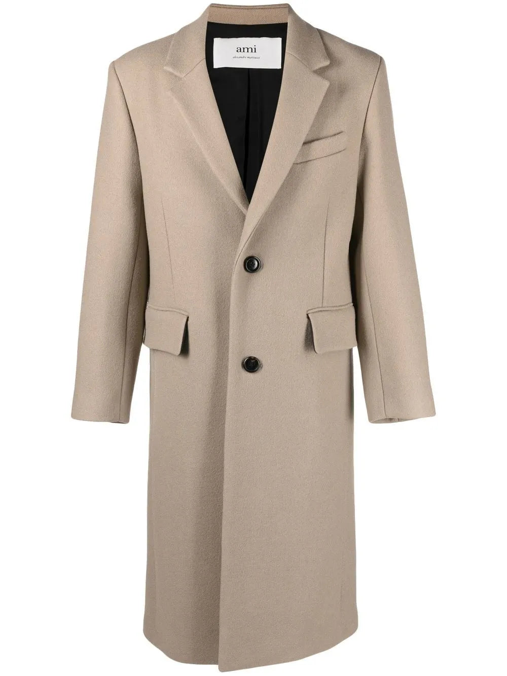 Single-Breasted Button Coat