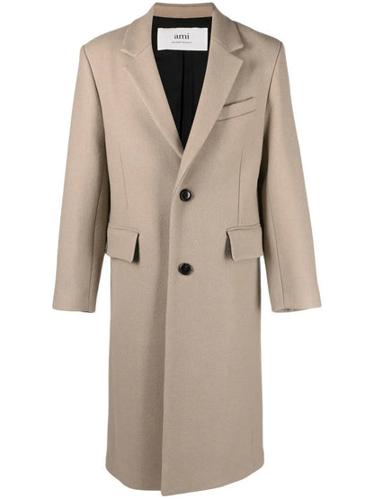 Single-Breasted Button Coat