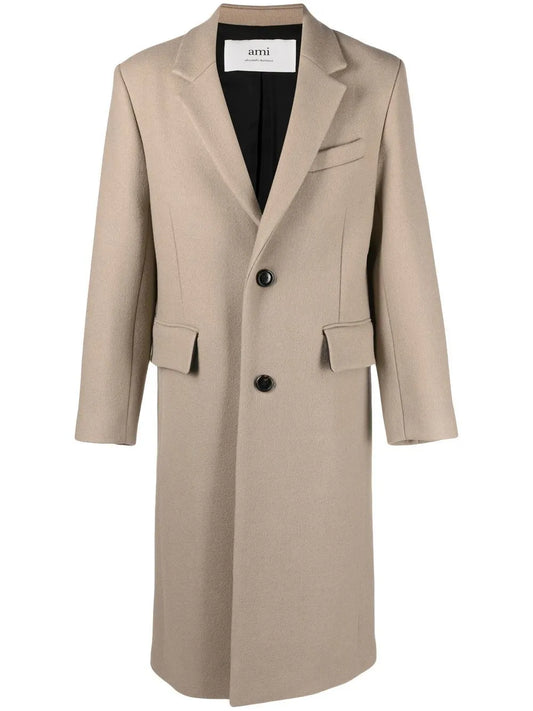 Single-Breasted Button Coat