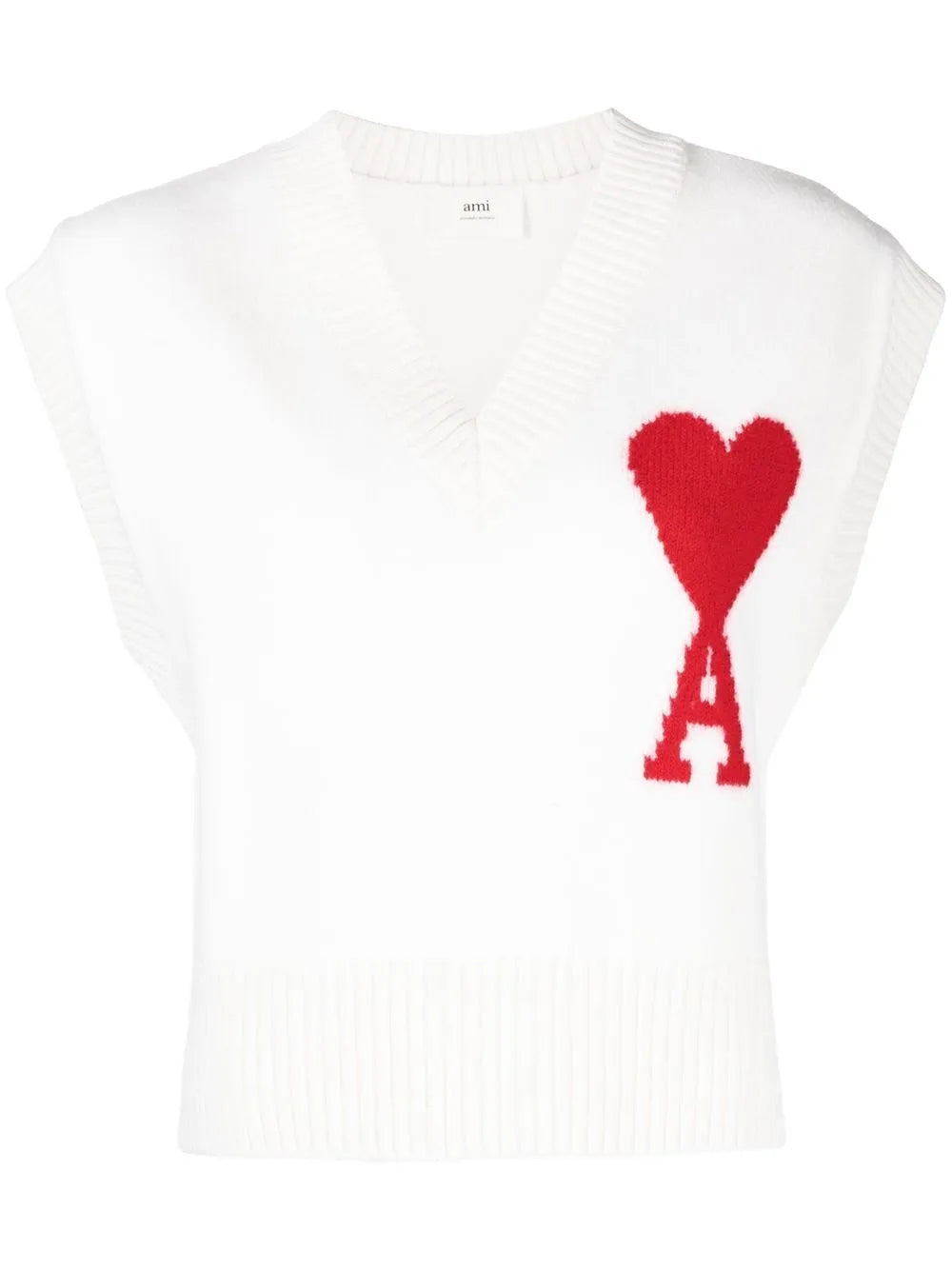 Logo-Intarsia Knitted Vest