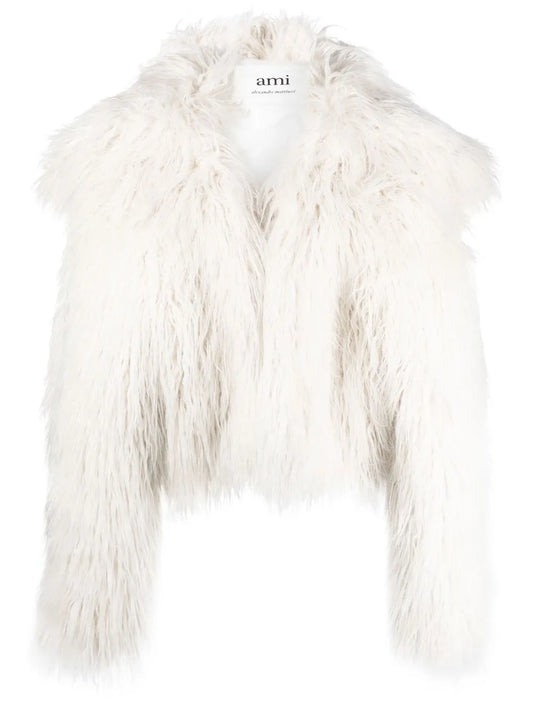 Faux-Fur Cropped Jacket