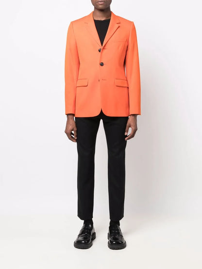 Single-Breasted Wool Blazer