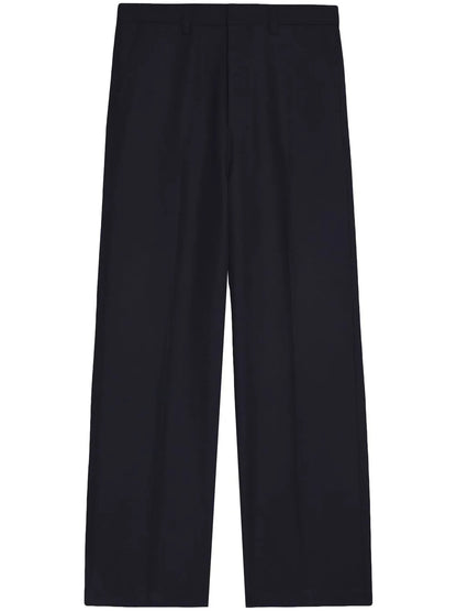 Wide-Leg Tailored Trousers