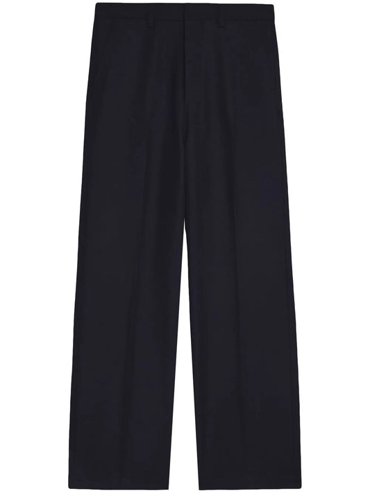 Wide-Leg Tailored Trousers