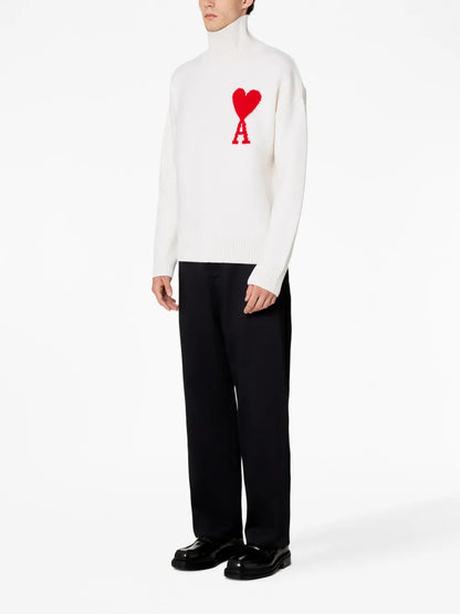 Ami De Coeur Roll-Neck Wool Jumper