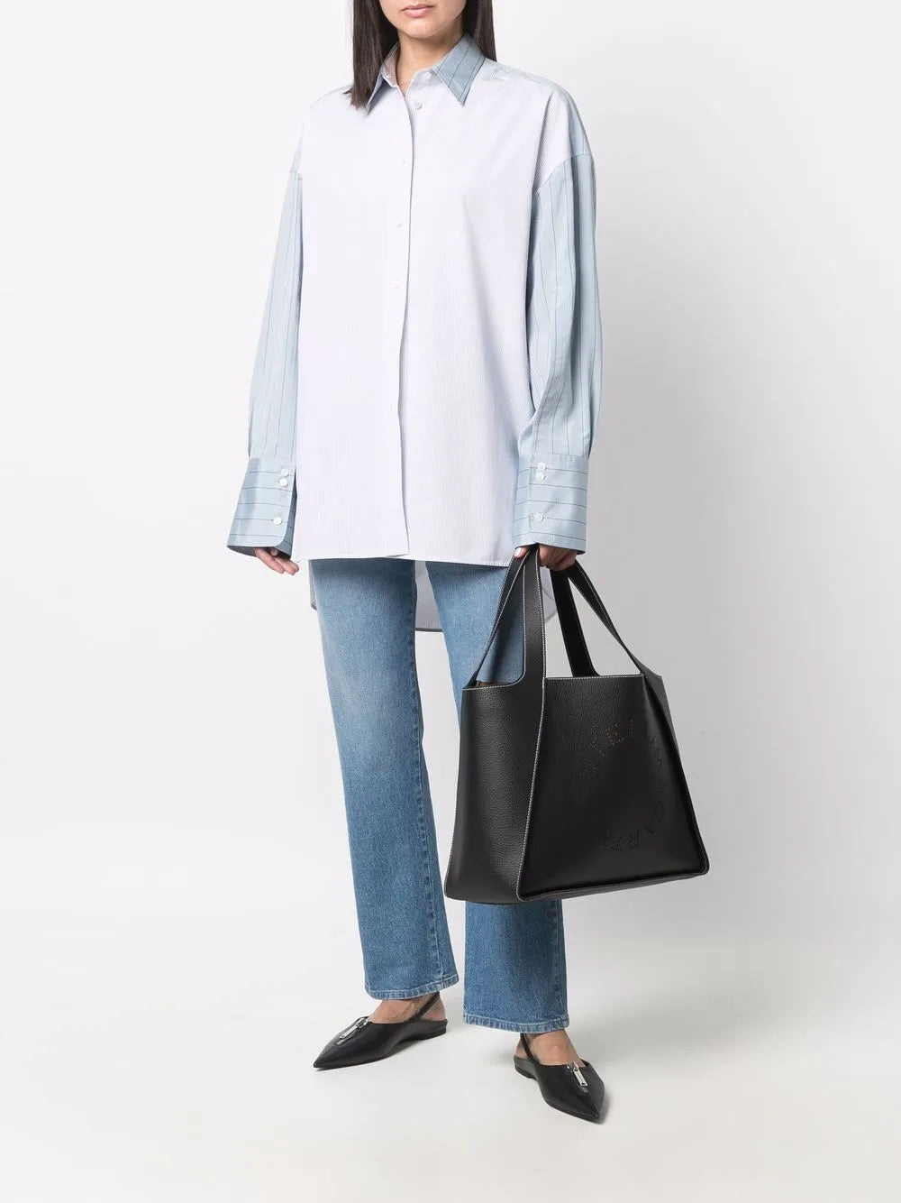 Salt & Pepper Logo Slim-Cut Jeans