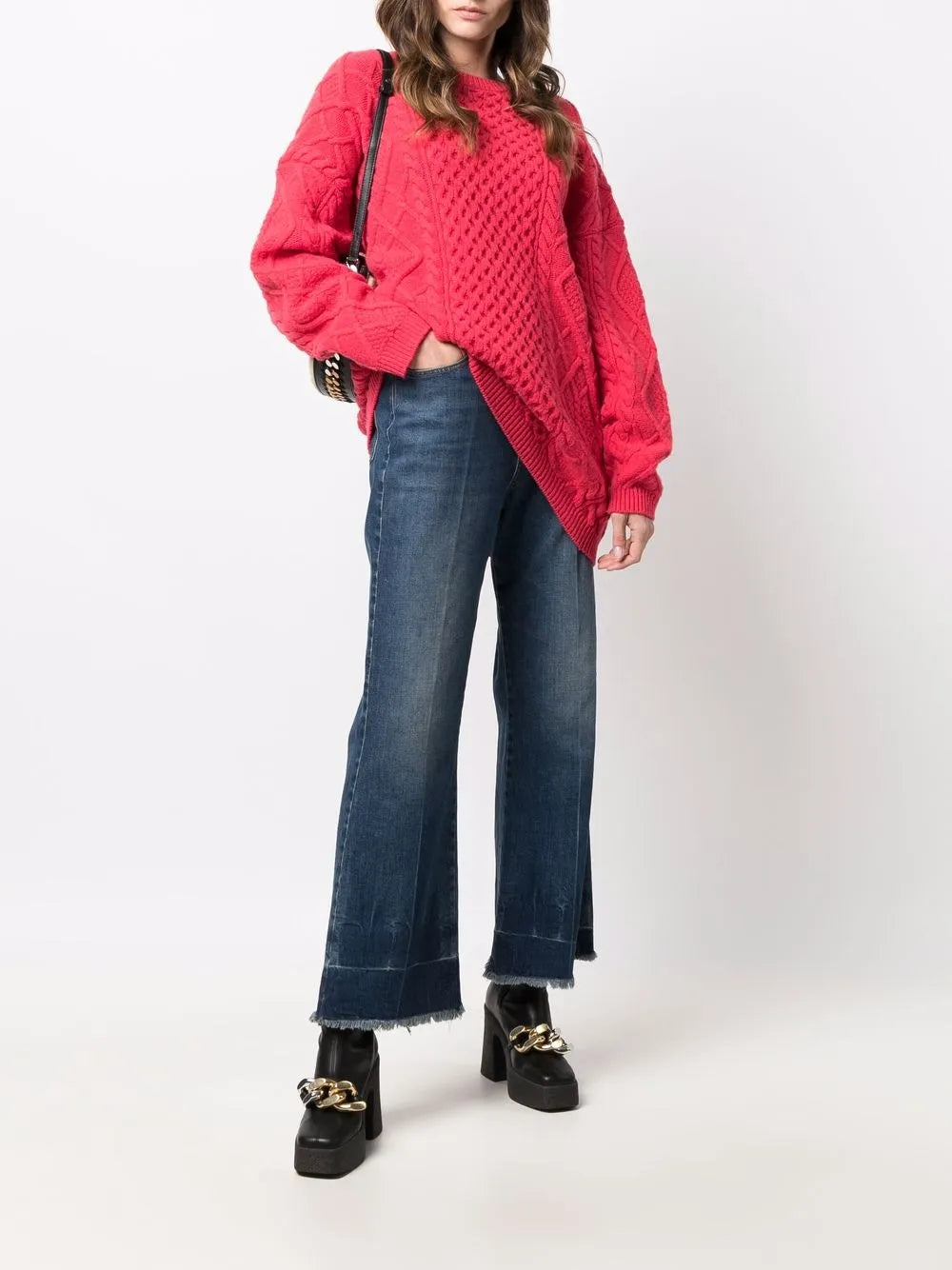 Aran Crew Neck Jumper