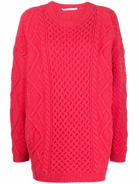 Aran Crew Neck Jumper
