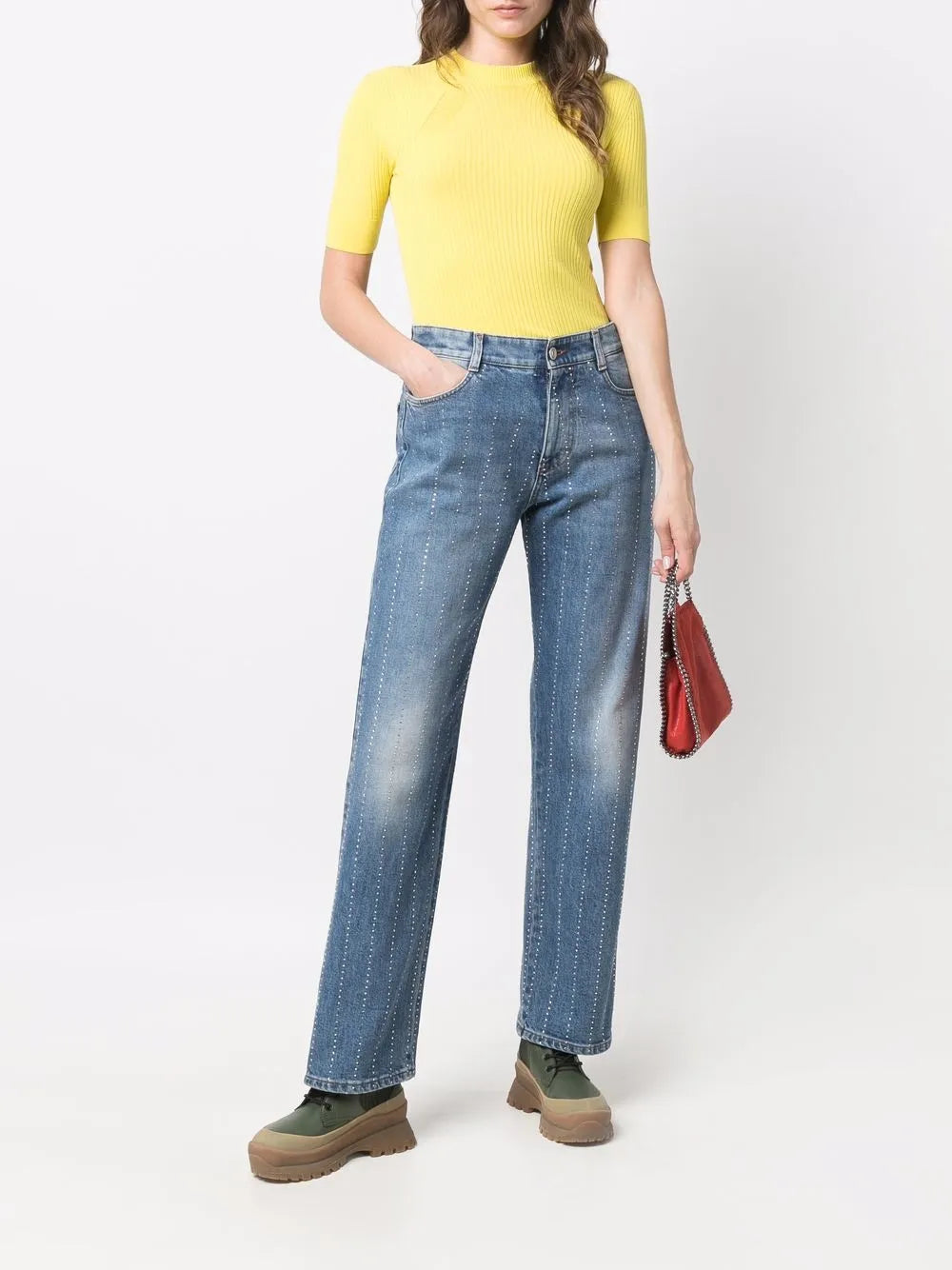 Short-Sleeve Crew Neck Jumper