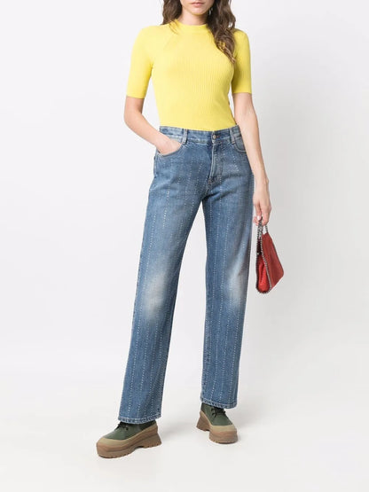 Short-Sleeve Crew Neck Jumper