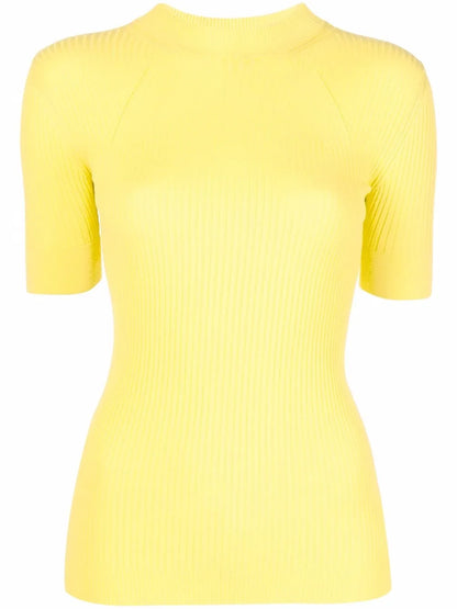 Short-Sleeve Crew Neck Jumper