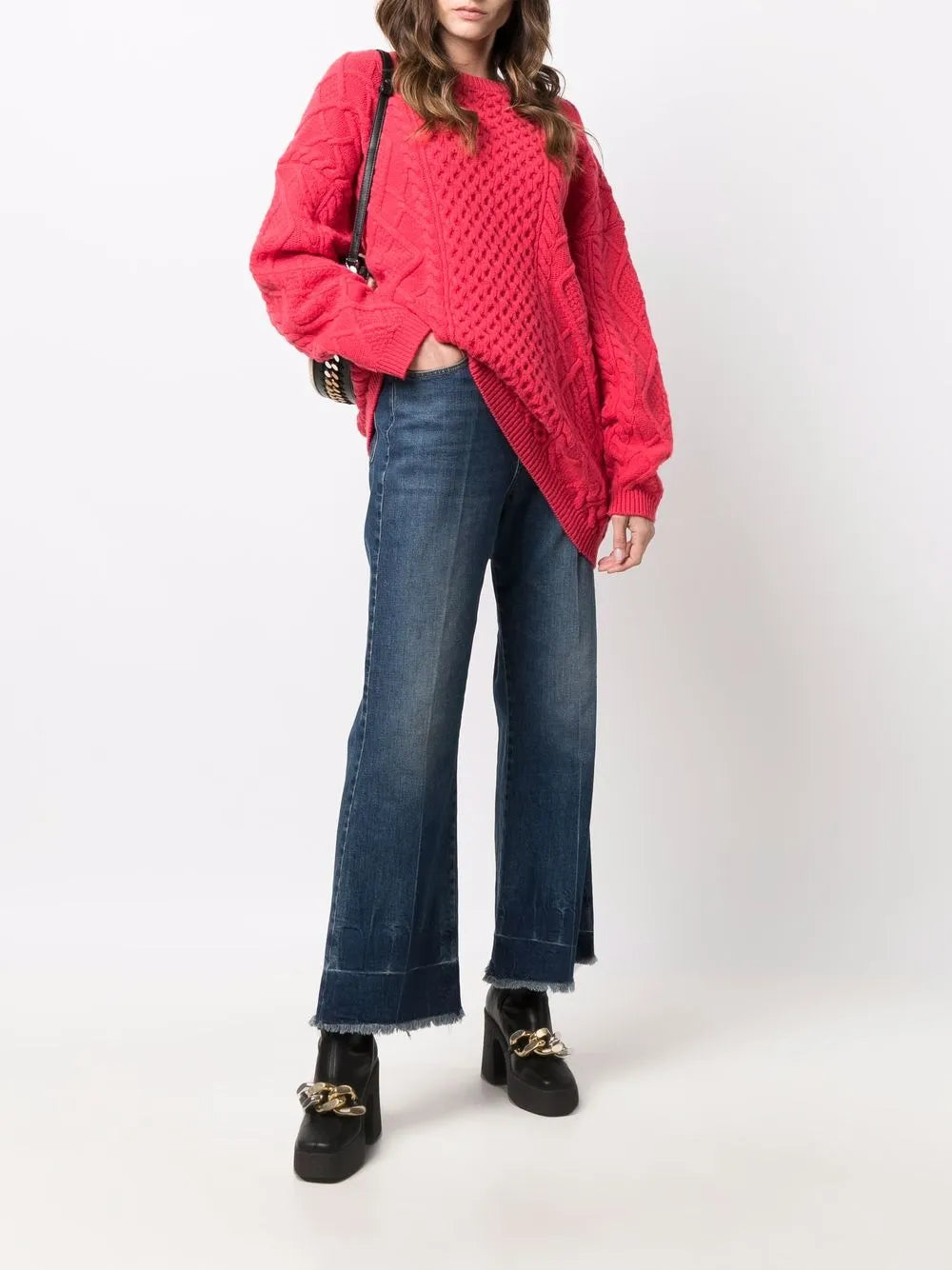 The '90S Cropped Flared Jeans
