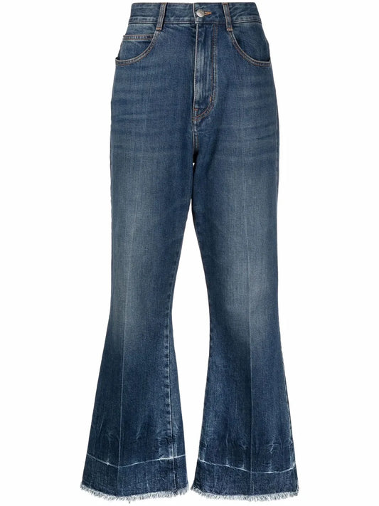 The '90S Cropped Flared Jeans