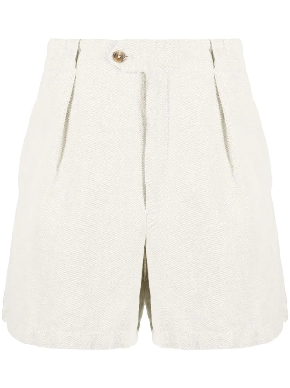 High-Waisted Organic-Cotton Shorts