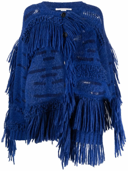 Oversized Fringed Jumper