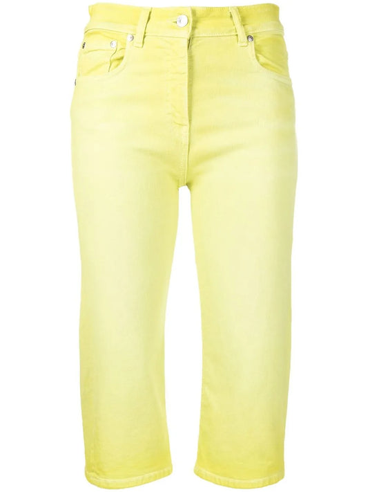 Mid-Rise Cropped Trousers