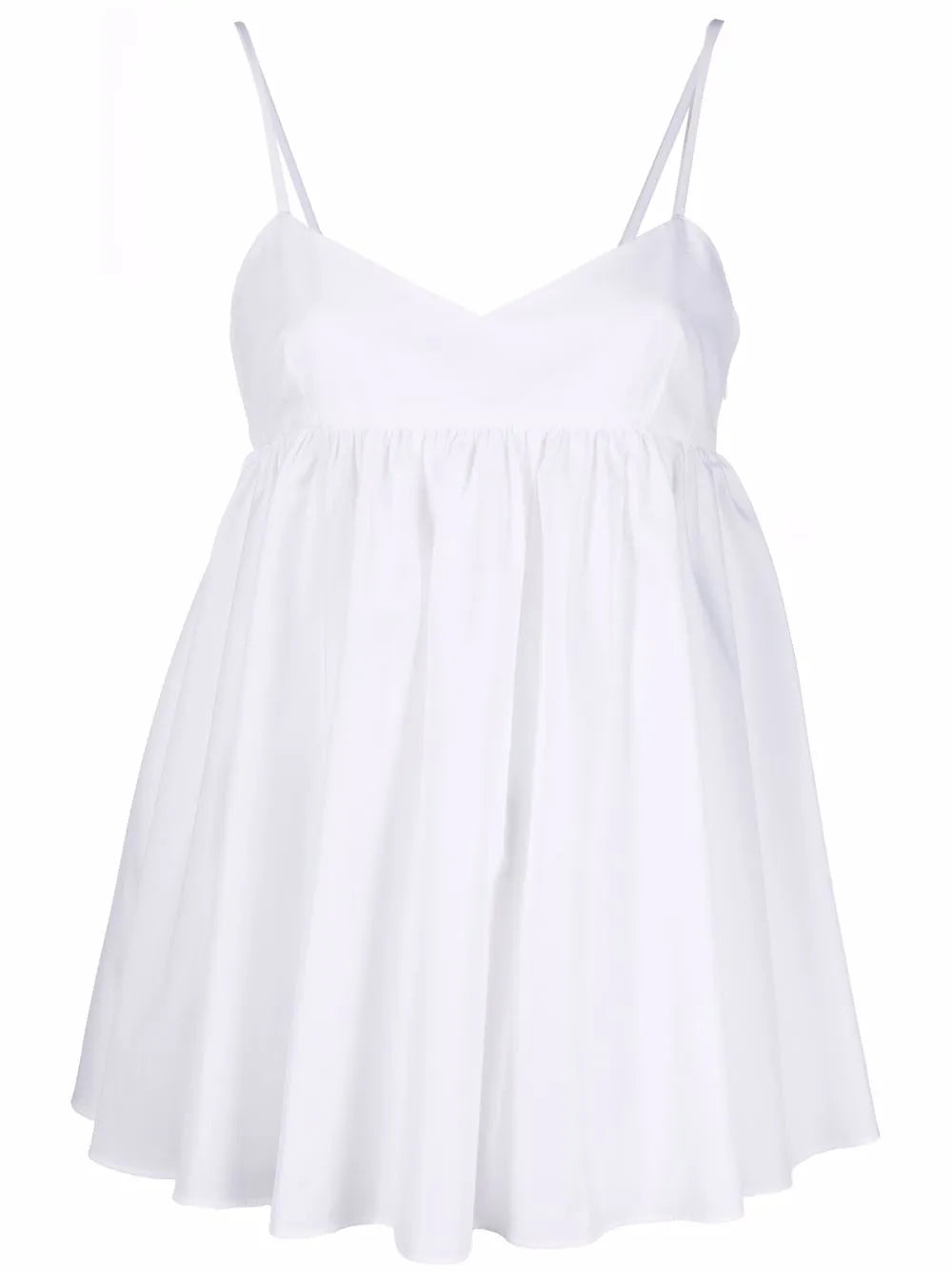 Spaghetti-Strap Peplum Top
