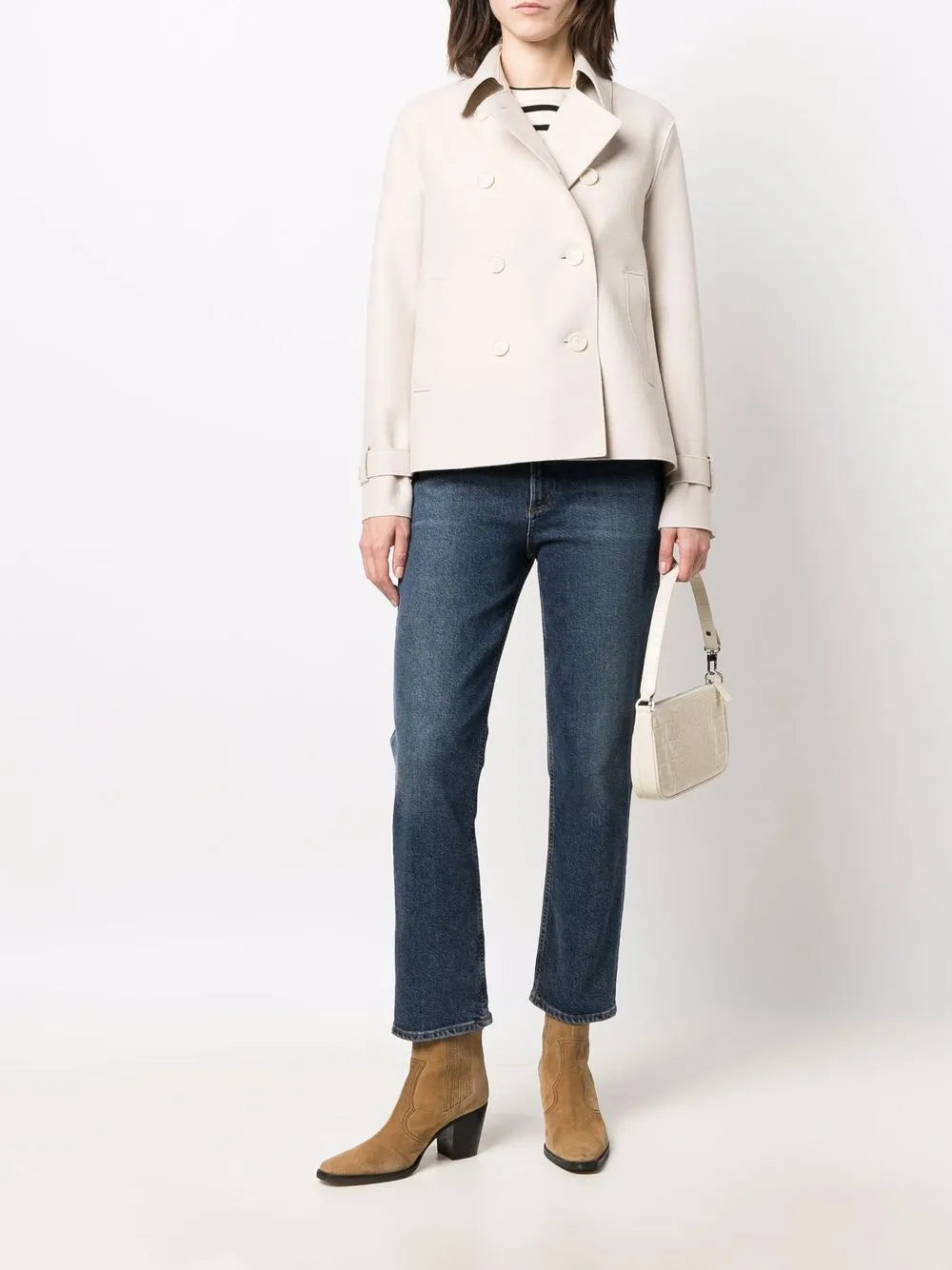 Double-Breasted Button Jacket