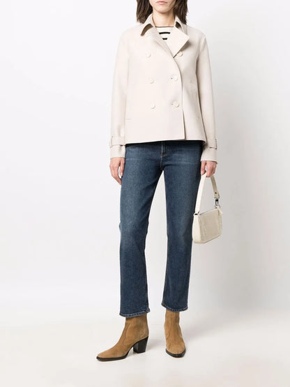 Double-Breasted Button Jacket