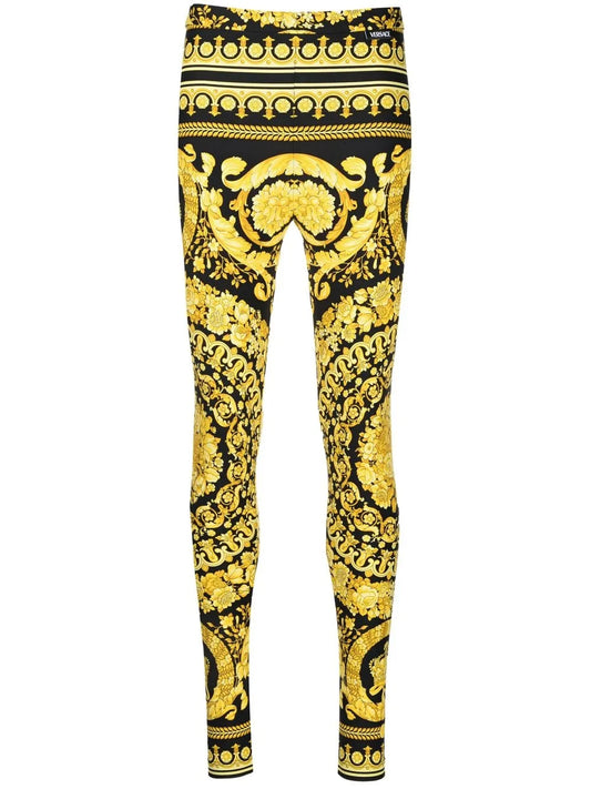 Barocco-Print Leggings