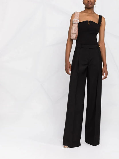 Tailored Wide-Leg Trousers