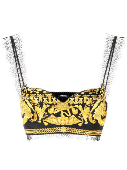 Baroque-Print Top