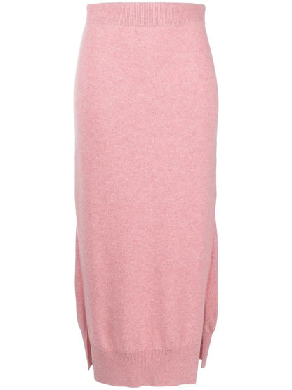 High-Waisted Knit Skirt