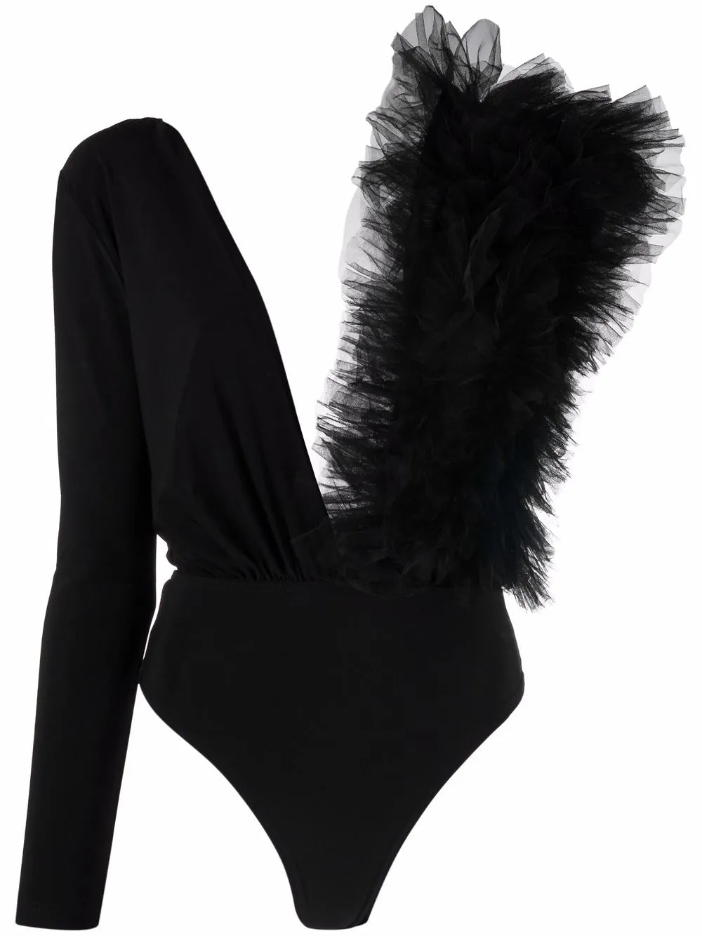 Ruffle-Detail Bodysuit