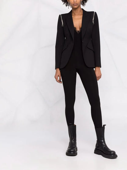 Lace-Trim Bodysuit