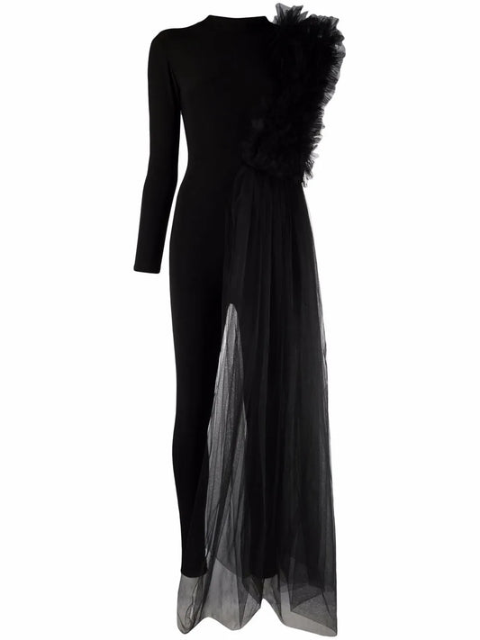 Ruffle-Detail Jumpsuit